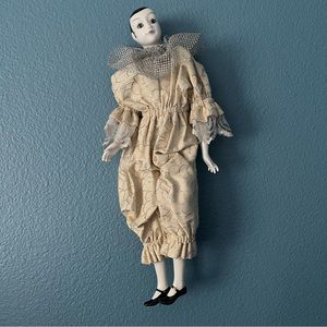 Vintage Wall Decor Porcelain Doll